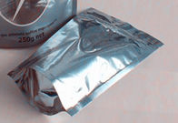 Coffe / Tea Moistureproof Stand Up Pouch Bag Plastik Emas Oval Jendela