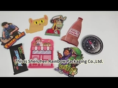 Custom 3.5g Die Cut Bentuk Khusus Bisa Ditutup Kembali Zipper Proof Child Snack Mylar Bag