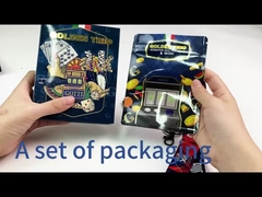 Kantong Resleting Mylar 3.5g 7g Cetak Kustom