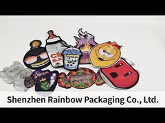 Custom Printed 3.5g Special Die Cut Irregular Shaped Mylar Bags