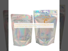 Tas kantong foil plastik dengan fungsi anti bau dan logo khusus