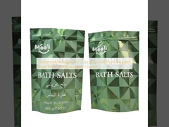 Kantong Foil Warna Holografik yang Disesuaikan dengan Fungsi Anti Bau dan Dapat Disegel Ulang