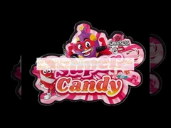 Kantong Plastik 3.5g Die Cut Glossy Zipper Mylar Untuk Kemasan Permen Herbal Gummy Anti Bau Permukaan Mengkilap