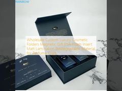 Grosir Custom Luxury Kosmetik Folders Magnetic Gift EVA Foam Insert Matt Laminasi Biodegradable Material untuk Kerajinan Parfum