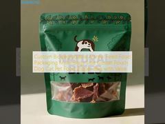 Custom Biodegradable Animal Feed Food Packaging Mylar Bags Side Gusset Pouch Dog Cat Pet Food Zipper Bag dengan Katup