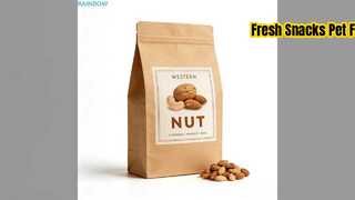 Tas Makanan Ringan Kustom Kemasan Makanan Hewan Tahan Lembab