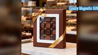 kotak hadiah magnet mewah kustom