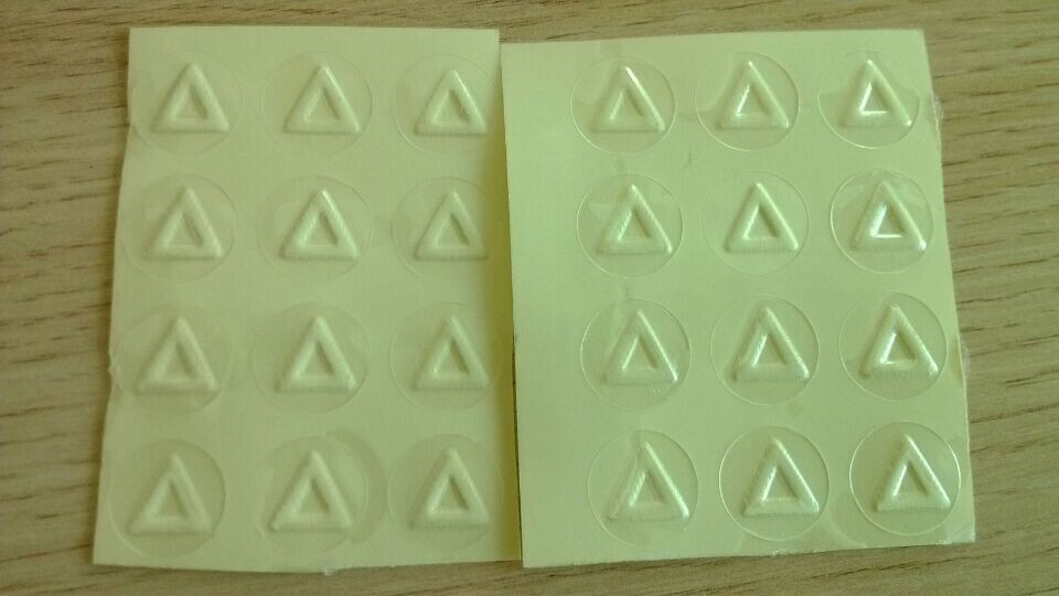 Blindman / Stiker Kecilkan Lengan Bungkus Dapat Didaur Ulang Kecil Jelas