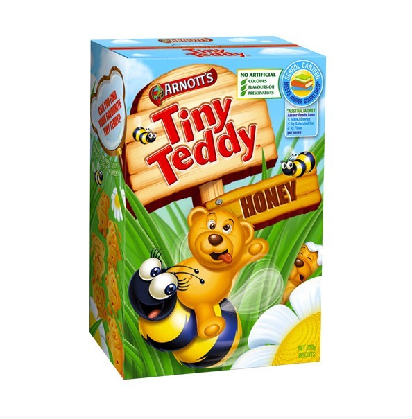Kartun Cubic Kecil Teddy Paper Box Packaging Untuk Baby Cookies