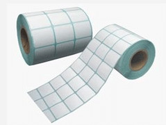 Label Stiker Perekat Kertas Persegi Panjang Putih Tidak Dicetak Dalam Gulungan