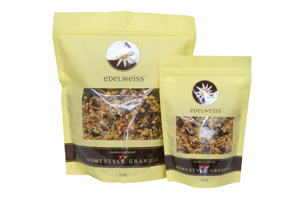 Homestyle Edelweiss Kantong Teh Kemasan Kuning Muda Dengan Jendela