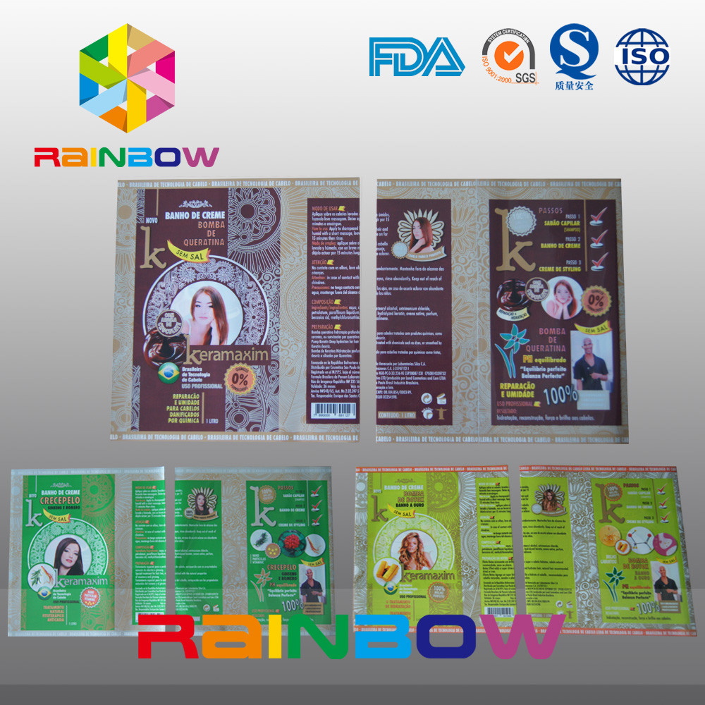 Label PVC Shrink Sleeve Disesuaikan Untuk Kemasan Botol Plastik