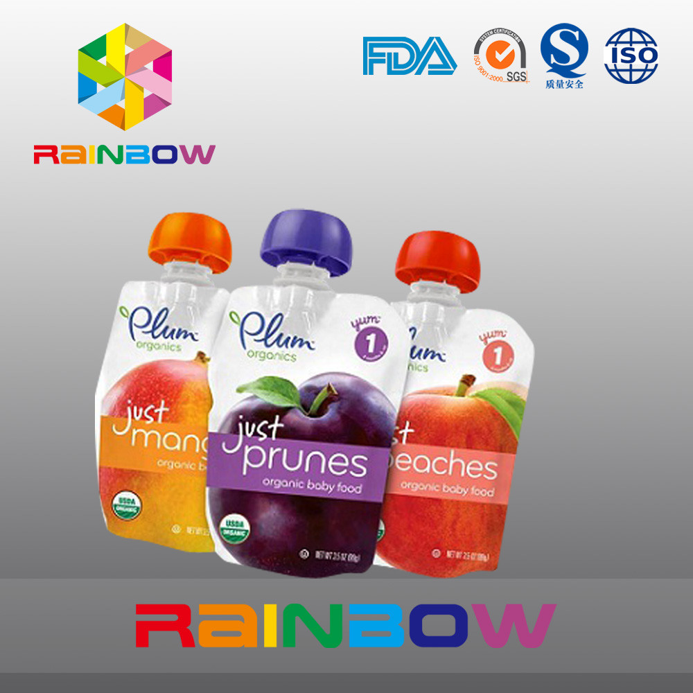 Stand Up Pouch Spout untuk Honey / Jelly Spout Bag / Liquid Packing Bag