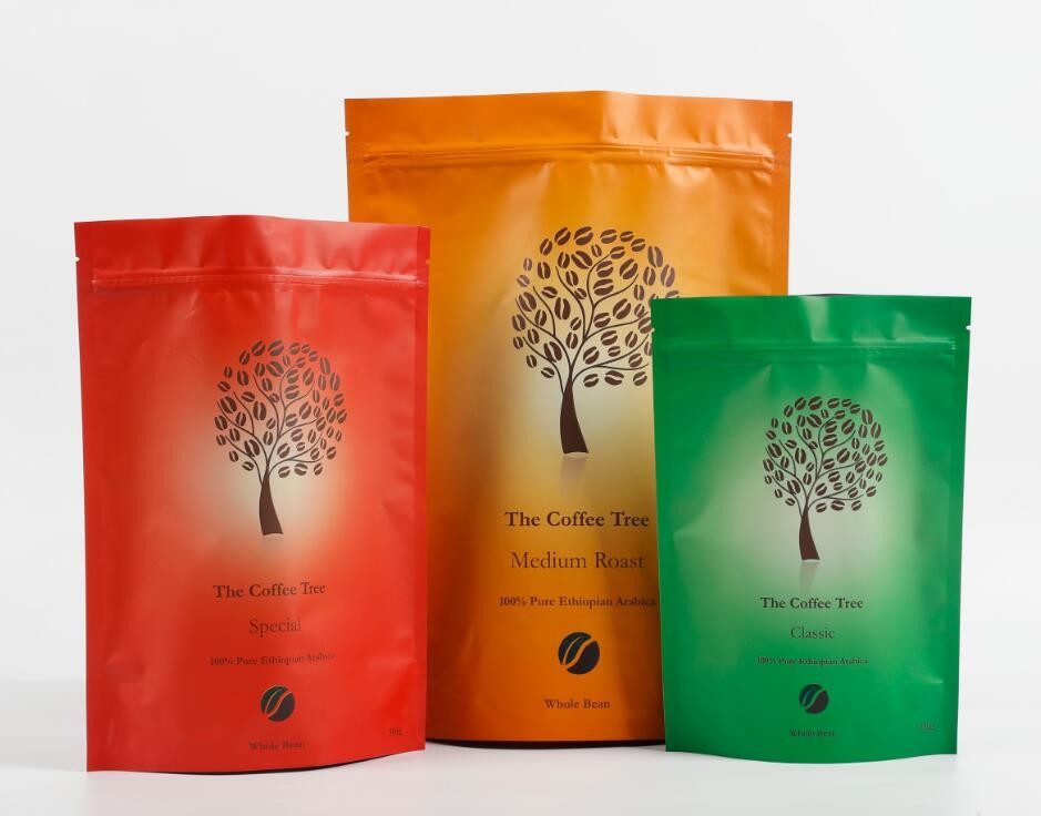 Soft Touch Stand Up Doypack Cookie Snack Bag Kemasan Tas Rami Dengan Ritsleting