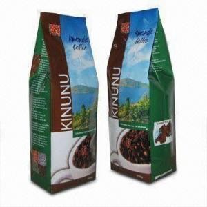 Coffee Bean Packaging Bags Plastik Tea Bags Packaging Untuk Coffee, Square Bottom Bags