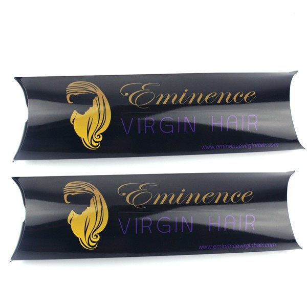 Kemasan kotak kertas ekstensi rambut kustom dicetak, kotak kertas ekstensi rambut