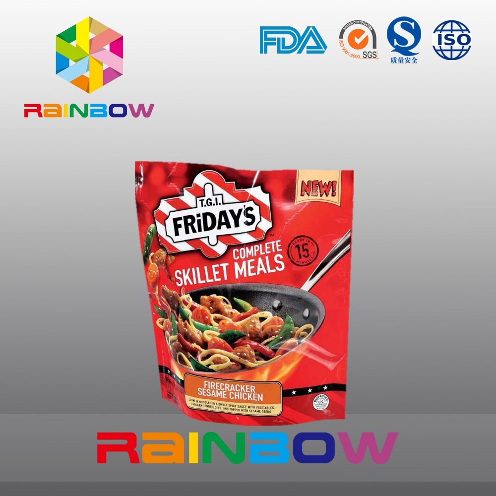 Food Grade Berdiri Sendiri Ziplock Kantong Plastik Kemasan Tas Retort