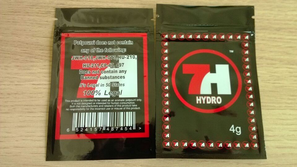 Kemasan Kantung Plastik Adil Yang Sah Untuk Tas Kemasan 7H Kush / Hydro Herbal