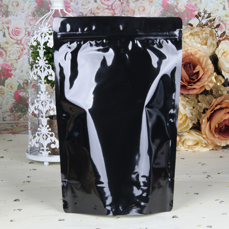 Foil Kantong Plastik Laminasi Kemasan Tas Mylar Ziplock Reclosable Red Mylar Zipper Bag