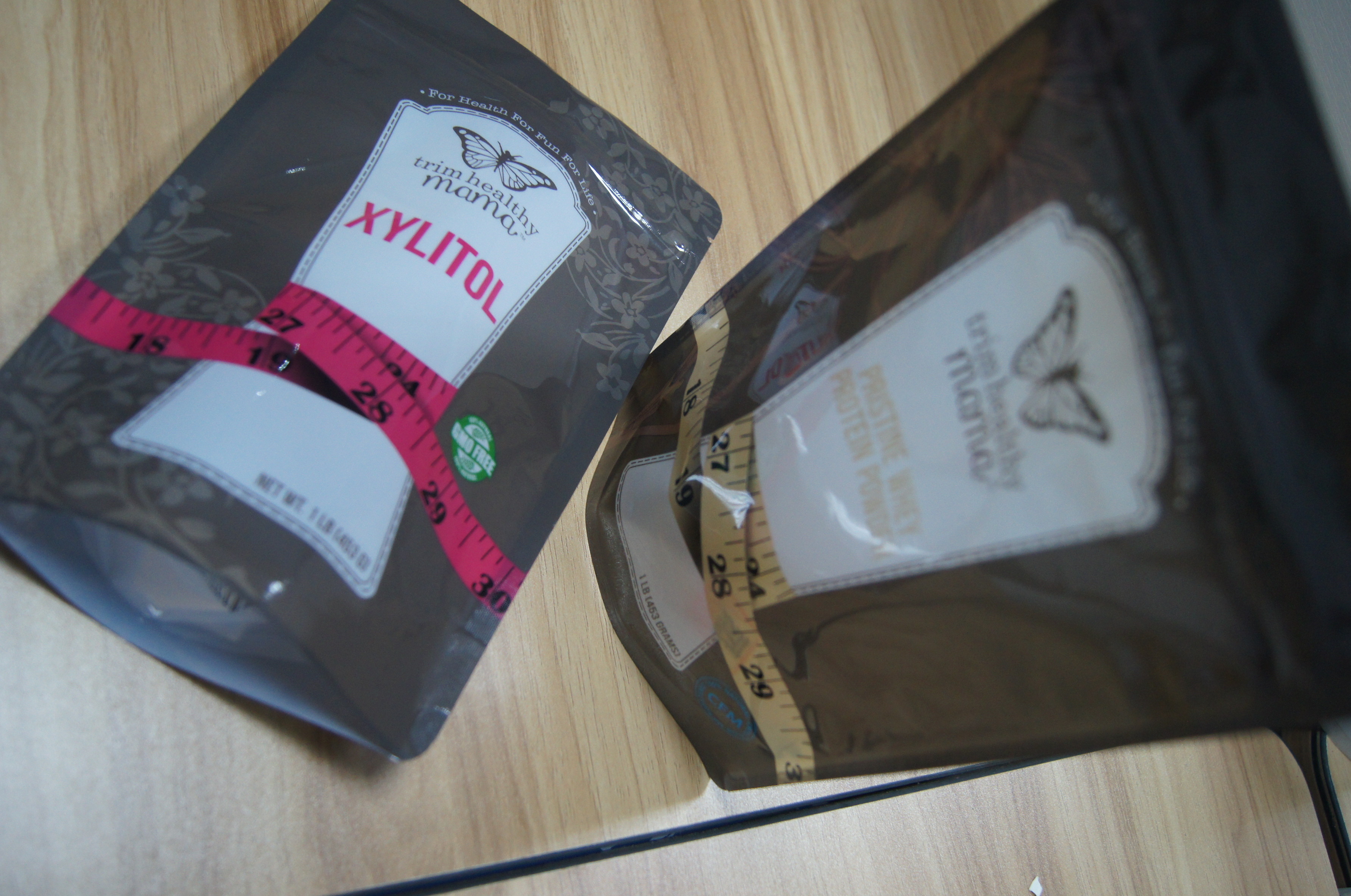 Stand Up Plastic Protein Powder / Gula / Pemanis Kustom Kemasan Tas Ziplock