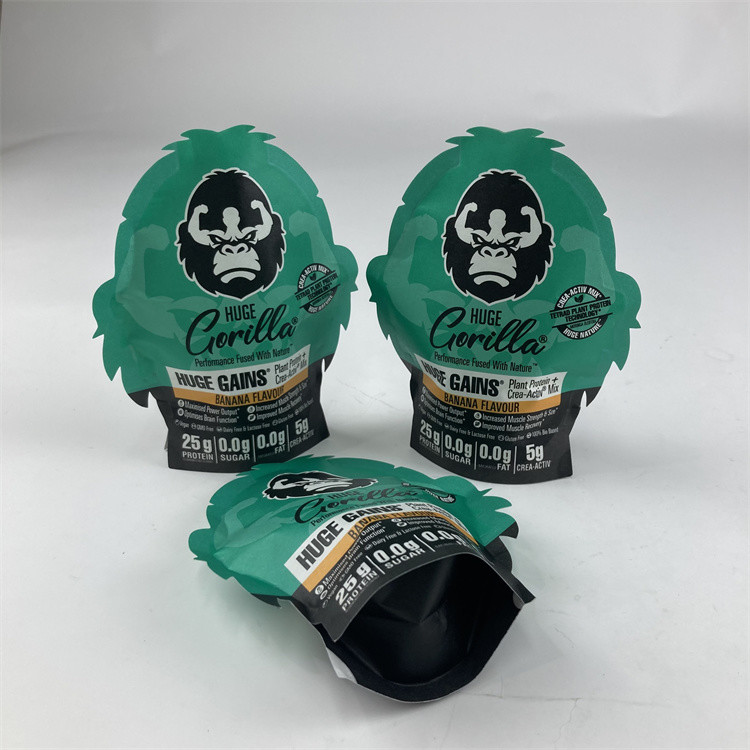 Bentuk Tidak Teratur Laminated Smell Proof Mylar 3.5g 7g 14g 28g Soft Touch Ziplock Mylar Bag