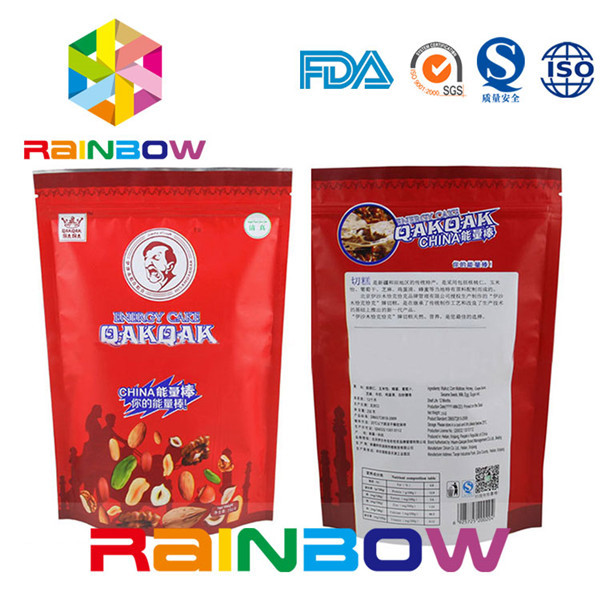 400g Side Gusset Matte Perak Aluminium Foil Bag Sambi Klasik Untuk Biji Kopi