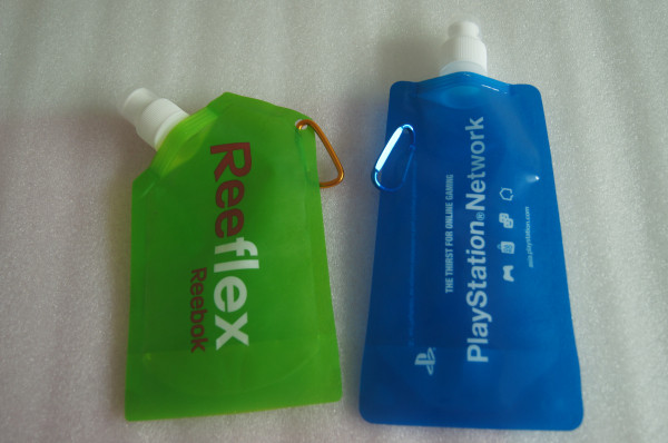 Green Blue Flexible Bag Untuk Liquid / Plastic Bag For Liquid Dengan Cetak Logo