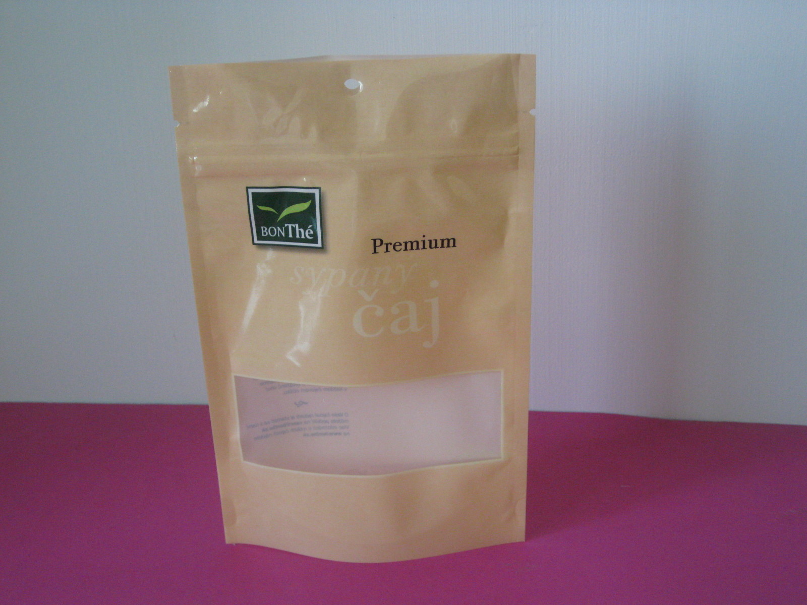 Kemasan Kantong Aluminium Foil Daur Ulang Laminasi Stand Up Matt Mylar Pouch dengan Jendela