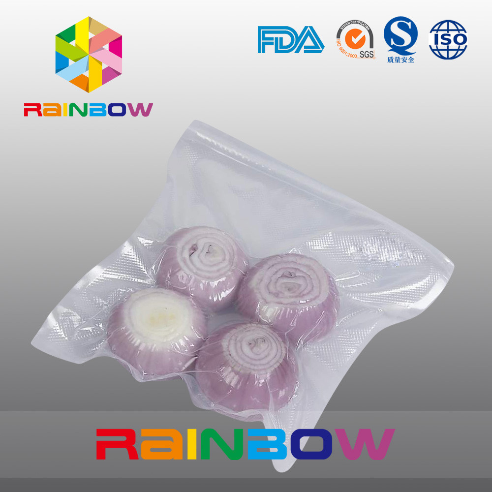 Tekstur / keluarga bertekstur Food Vacuum Seal Bags roll dalam ukuran 8 "X50" 11 "X50"