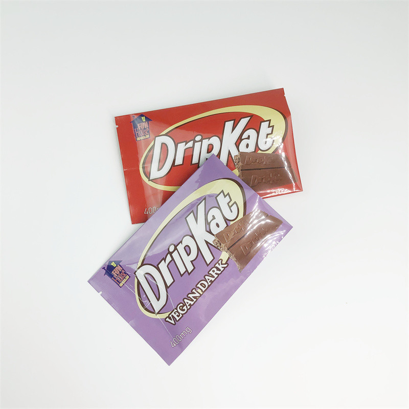 Custom Printing Logo Mylar Smell Proof Bag Dimakan Untuk Sereal Cokelat