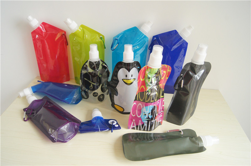 Reusable Plastic Food Spout Pouch / Air Minum Kemasan Kantong Plastik Cair