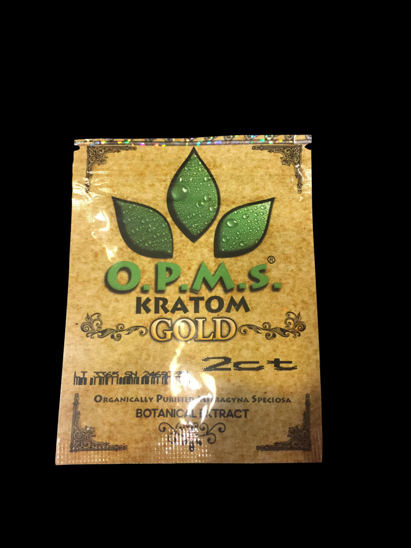 Kratom Herbal Incense Packaging Zip Lock Bag, Kapsom OPMS 3ct Bag