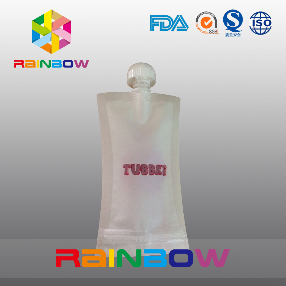 Food Grade Baby Food Pouch Spout Pouch Kemasan dengan Top Spout &amp; Zipper Tahan Lama