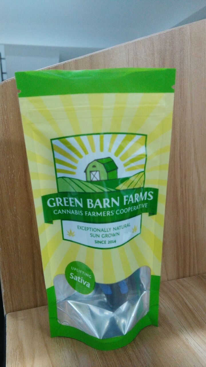 Disesuaikan Stand Up Food Aluminium Foil Zipper Zipper Bags dengan Clear Window