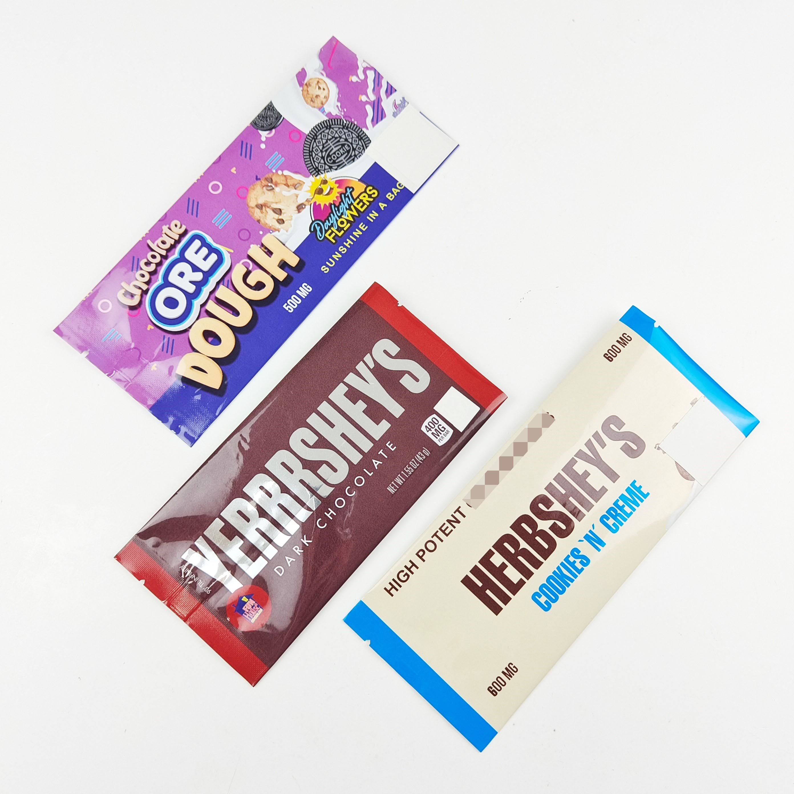 Tas Kemasan Coklat 500mg Moisture Proof Edible Aluminium Foil Package Bag