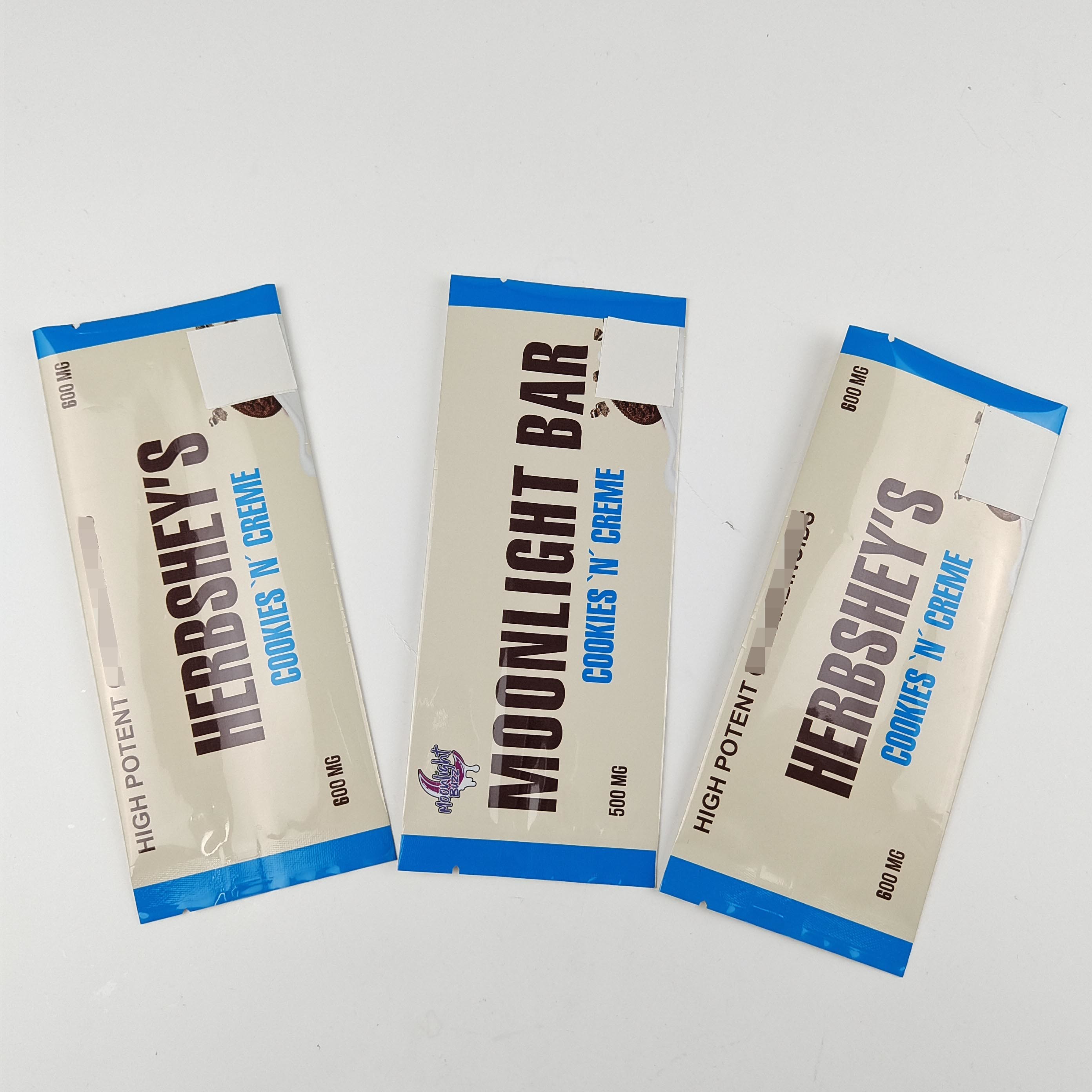 Aluminium Foil Chocolate Packaging Bags Back Sealed Custom Printed Mylar Bags