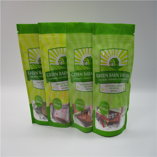 Kemasan Cannabis Seeds Private Label kantong plastik dengan resleting Untuk Connabis Seeds