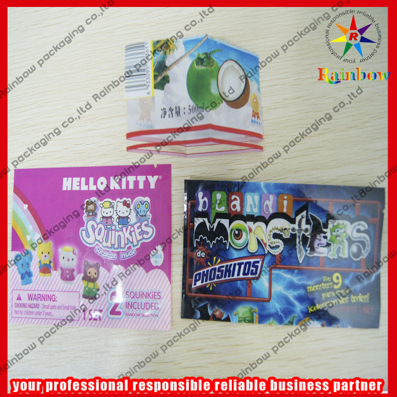 PET Panas Sensitif Menyusut Lengan Pencetakan Air-bukti Untuk Susu