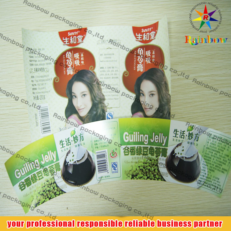 Waterproof Colorful PET Shrink Lengan Printing Folding untuk Minuman