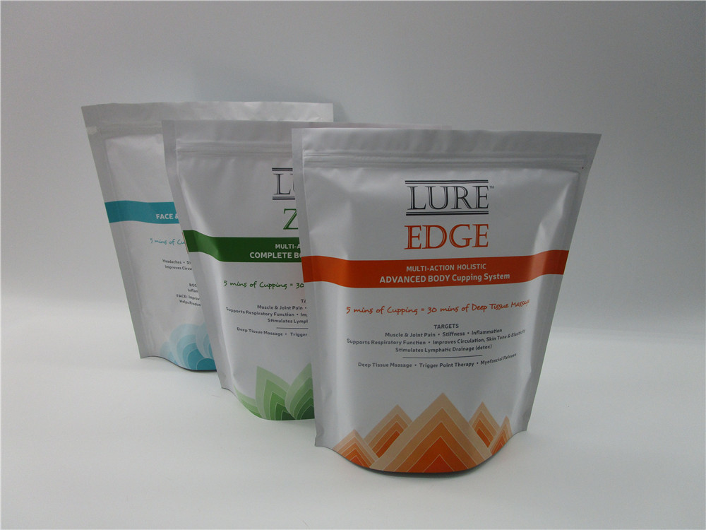 Matt stand up Moisture Proof 1kg Bottom Gusset Bags dengan Ziplock