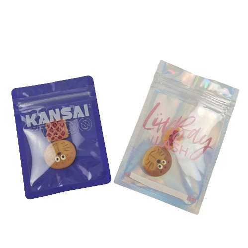 Sesuaikan 35g Makanan Mylar Bag Packaging Cannabis Plastic Mylar Stand Up Pouches