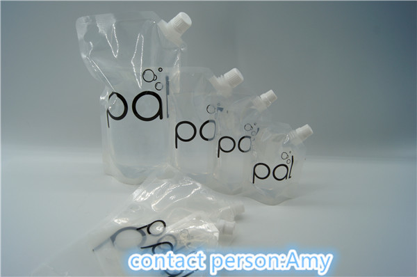 Biodegradable Ritsleting ganda 200ml Spout Pouch Packaging PET / NY / PE