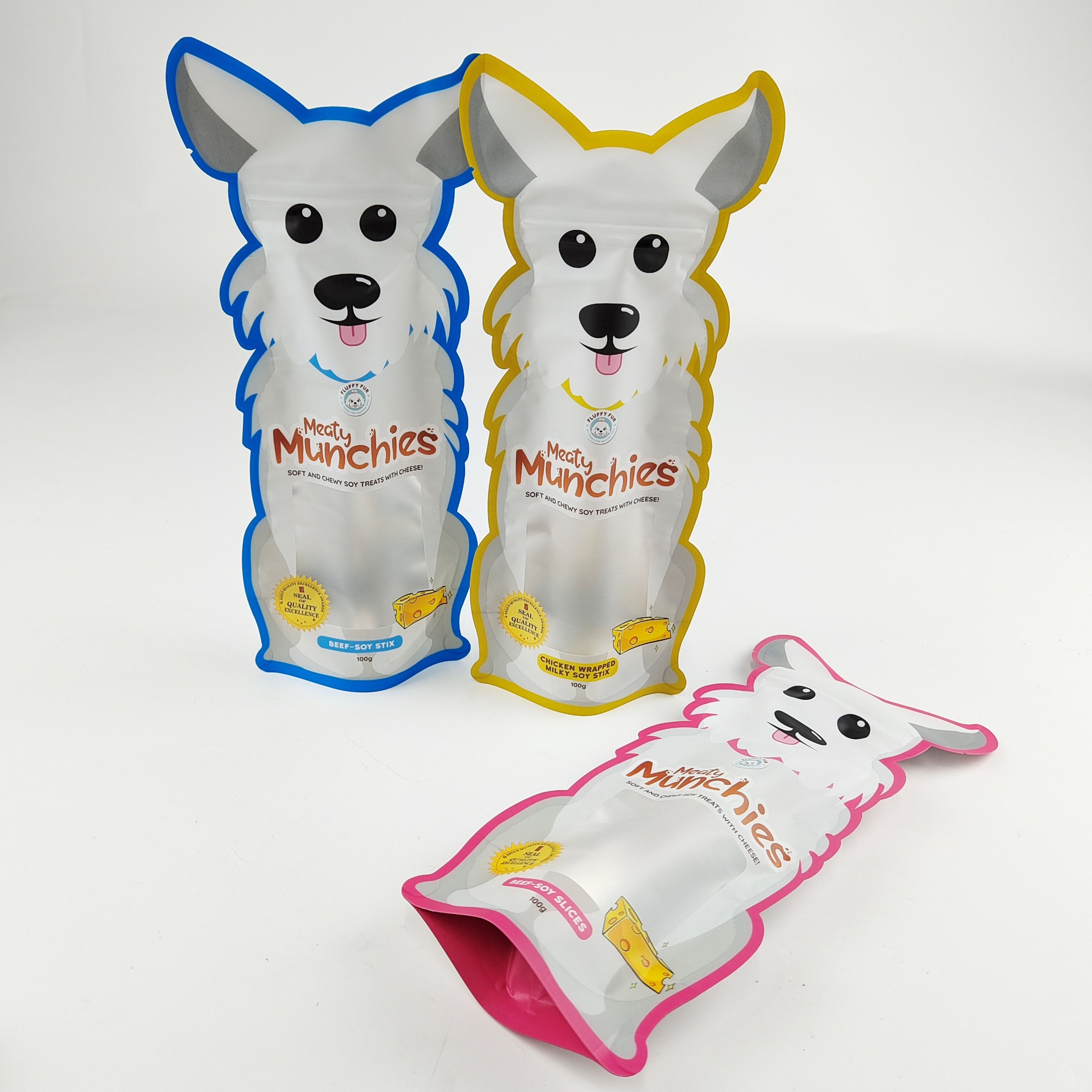 Die Cut Tas Bukti Bau Kecil yang Dapat Ditutup Kembali 3.5g Cookie Mylar Food Bags