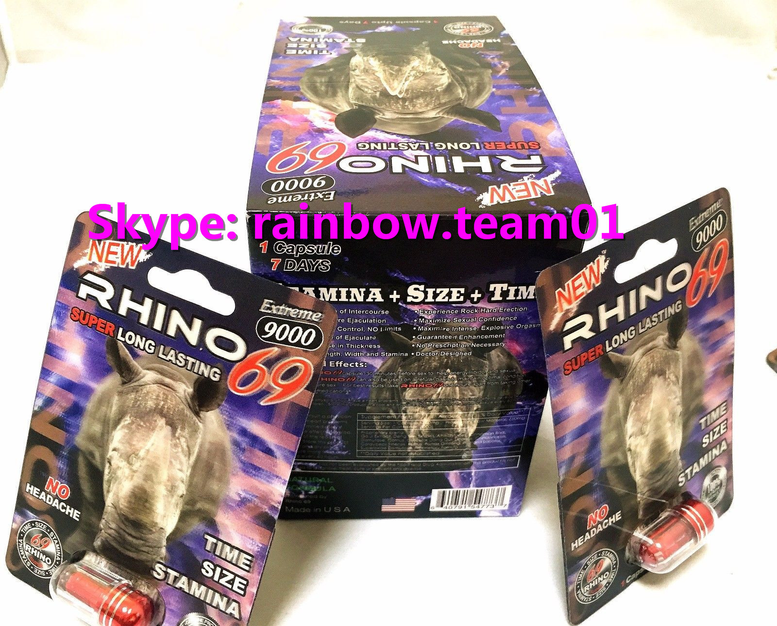 Paket Gelembung Obat Kinerja Seksual Pria / Kemasan Blister Kustom