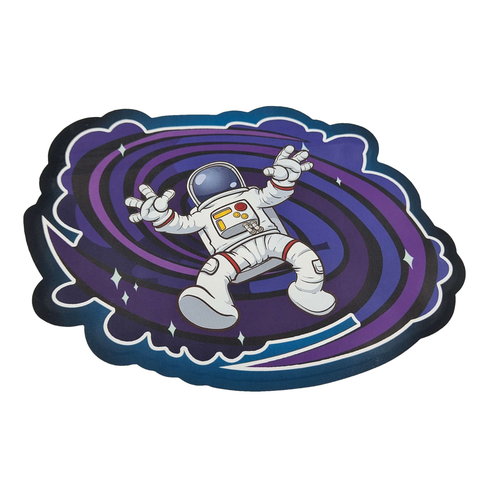 3.5g Sealed Smell Proof Mylar Bags Kustom Dicetak Unik Die Cut Bentuk Tidak Teratur