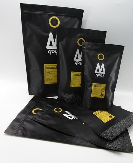 Biji Kopi Biodegradable Foil Kantung Stand Up Untuk Biji Cengkeh