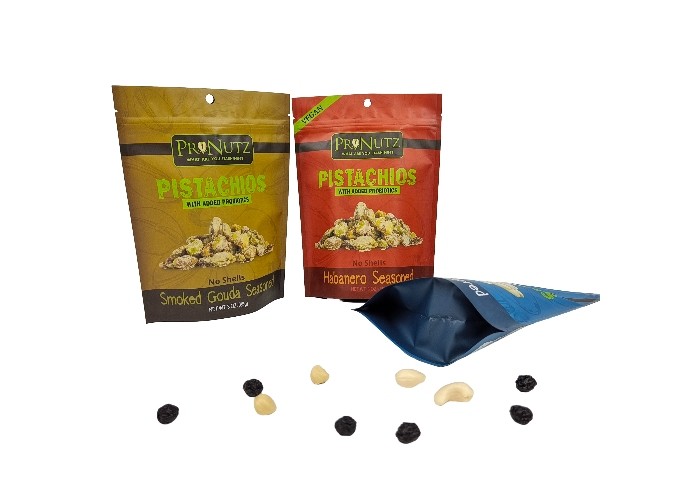 250g 500g 1kg Tas Stand Up Kustom Kantong Kemasan Makanan Aluminium Matte