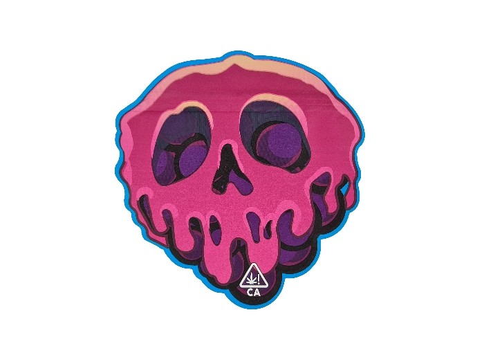 Tas Mylar Aluminium Foil Hologram 3,5g - 28g Matte Finish Bentuk Khusus Tidak Beraturan