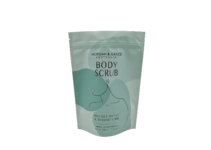 Digital Printing Custom Stand Up Bag Waterproof Packaging Bag Untuk Body Scrub