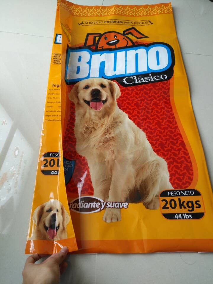 Side Gusset Pouch Tas Penyimpanan Makanan Kemasan Side Gusset Untuk Makanan Hewan Ternak